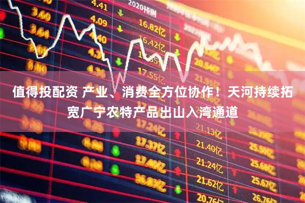 值得投配资 产业、消费全方位协作！天河持续拓宽广宁农特产品出山入湾通道